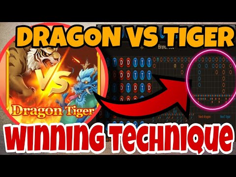 DRAGON VS TIGER WINNING TECHNIQUE || DRAGON VS TIGER TRICKS