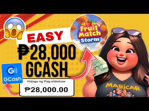 ₱28,000 Cash ang Mapapanalunan mo agad dito • Tagalog Review • Fruit Match Storm App Review