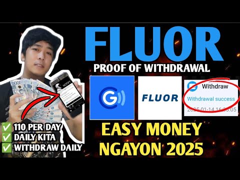 FLUOR: ₱1,000 WITHDRAWAL | ₱ 110 DAILY | ₱100 FREE | 1 WEEK PAYING ( PALDO KA TALAGA DITO )