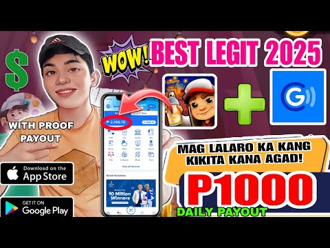 GCASH P1000 PER DAY! PLAY SUBWAY SURFERS LEGIT MONEY PAYING APPS LEGIT FREE GCASH EARN MONEY 2025💸