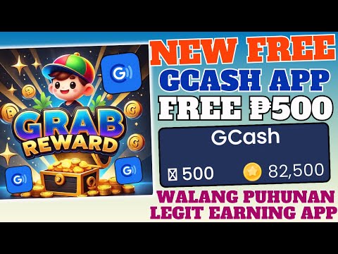 GRAB REWARD APP=NEW FREE PAYING GCASH 2025:PLAY IMAGE PUZZLE||FREE 500 PESOS WALANG PUHUNAN#money