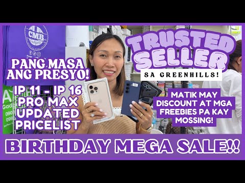 IPHONE PRICE UPDATE DITO SA GREENHILLS! SHOP NA LEGIT ITO NA YUN! IPHONE 11,12,13,14,15,16