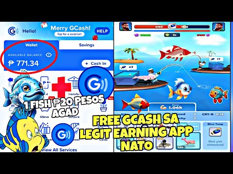 LIBRENG GCASH! 1 FISH = ₱20 PESOS GCASH AGAD, ITO ANG LEGIT NA FREE EARNING GCASH APP | NO INVITE!