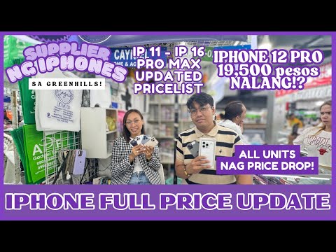 MEGA PRICE DROP NG MGA IPHONES DITO SA GREENHILLS! ALL UNITS BUMABA ULIT ANG PRICE!  MEGA SALE NA