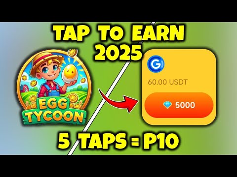 New Tap to Earn 2025 (Piso per tap) Most profitable earning game in 2025 without invite