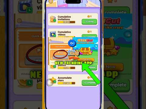 NEW TRENDING GAME GOOD CUT APP 2025 FREE GCASH DAILY #games