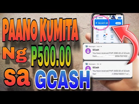 PAANO KUMITA NG P500.00 SA GCASH ||PAANO MAG KALAMAN ANG GCASH