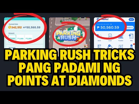 PARKING RUSH TRICKS | PARKINGRUSH TIPS TRICKS | PAANO DUMAMI POINTS  AT DIAMONDS SA PARKING RUSH APP