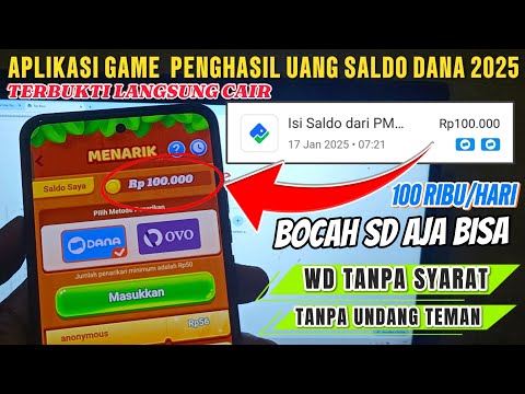 PASTI DIBAYAR! Aplikasi Game Penghasil Uang 2025 – Apk Penghasil Saldo Dana Tercepat 2025