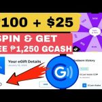 SPIN AND GET ₱100 + ₱1,250 FREE GCASH NEW LEGIT PAYING APP GCASH CASHBUCKS PAYMENT PROOF LEGIT