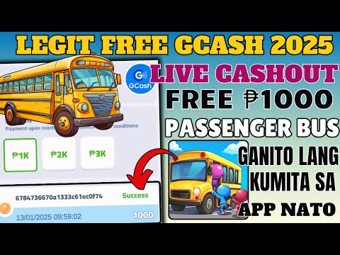 WOW!!NAKAFREE ₱1000 GCASH AKO=COLLECT PASSENGER|WITH MY OWN PROOF OF PAYMENT|100%LEGIT#earningapp