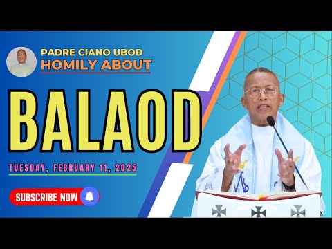 Fr. Ciano Homily about BALAOD – 2/11/2025