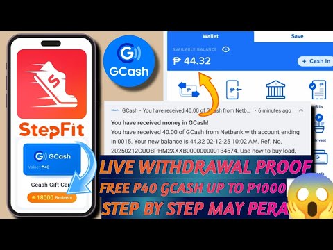 FREE P40 GCASH LIVE WITHDRAWAL PROOF 2025/YOU CAN EARN UP TO P1000 USING THIS APP ON YOUR CELLPHONE