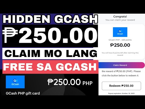 HIDDEN ₱250.00 FREE SA GCASH LEGIT PALA CLAIM MUNA NOW! GCASH APP UPDATE | LEGIT EARNING APP GCASH