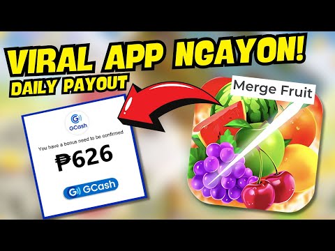 New Legit Earning App 2025 ( I earn ₱626 in 1Day playing ) Just Merge Fruits! No Download Needed!