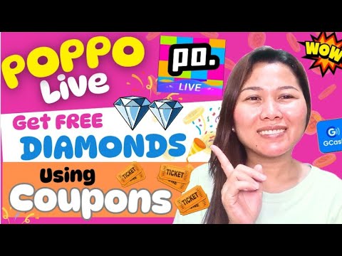 PAANO MAKAKUHA NG LIBRENG DIAMONDS GAMIT ANG COUPONS SA POPPO LIVE / POPPO LIVE TIPS FOR BEGINNERS