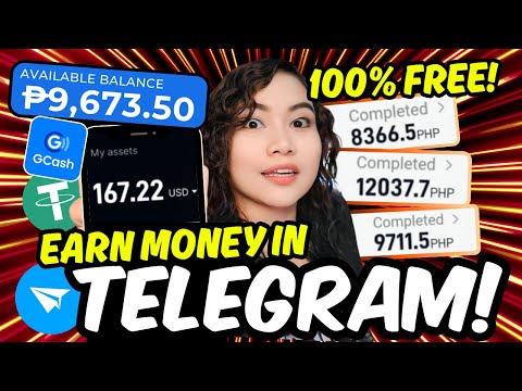 WOW! Paano KUMITA sa TELEGRAM | NO INVESTMENT: Earn $165 (P9k) | FREE GCASH: Earning APP 2025