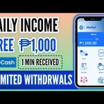 FREE GCASH ₱1,000 EVERYDAY; PAANO KUMITA SA GCASH 2025 DAILY WITHDRAW #makemoneyonline