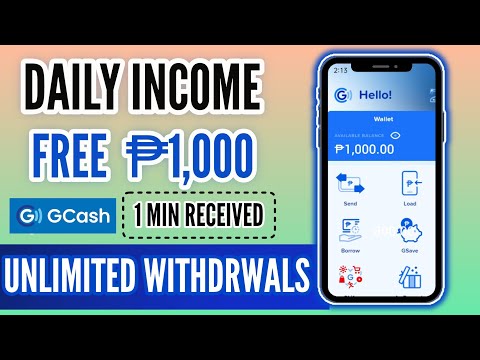 FREE GCASH ₱1,000 EVERYDAY; PAANO KUMITA SA GCASH 2025 DAILY WITHDRAW #makemoneyonline