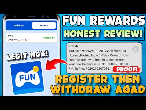 Free GCASH sa Fun Rewards (After Register Withdraw Agad Tips & Tricks 2025) Legit Earning App