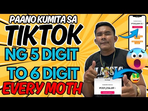 GRABE PWEDI PALA KUMITA SA TIKTOK NG 5 DIGIT TO 6 DIGIT MONTHLY IKAW NA TALAGA TIKTOK #rickztv